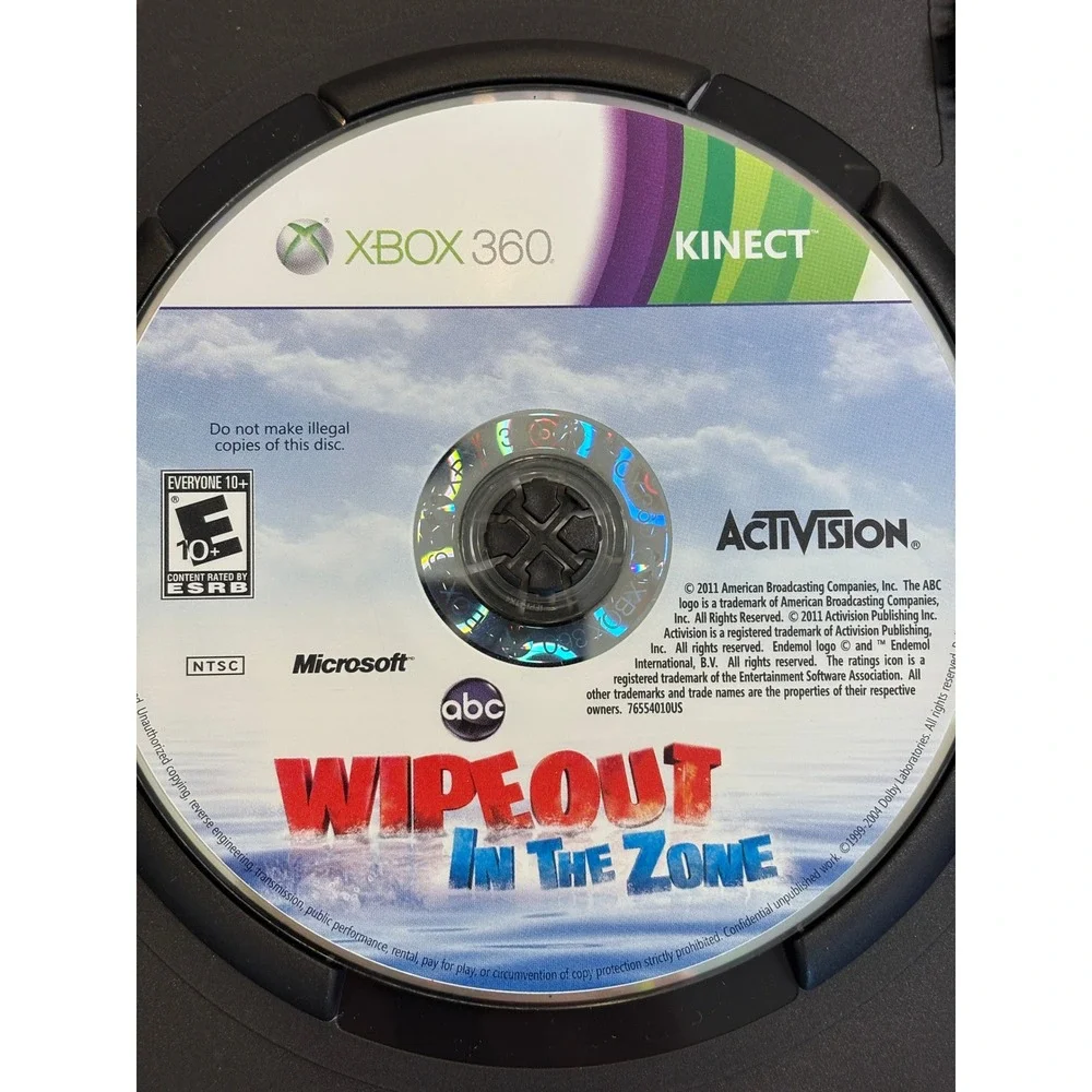 Wipeout In The Zone Xbox 360 Kinect Activision Video Game ABC‎ Show 76554010US